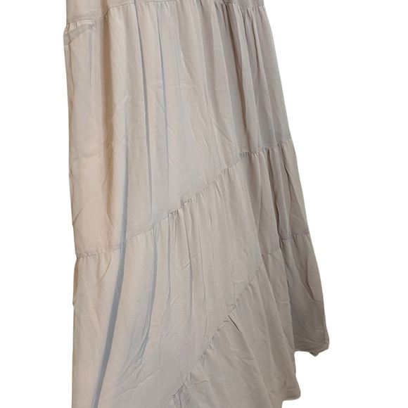 Show Me Your Mumu Nicole Maxi Dune Luxe Satin Dress Soft Beige Size Small NWT - Picture 5 of 15